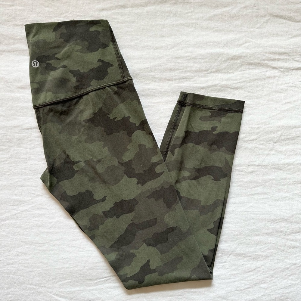 Lululemon Align High-Rise 25” Leggings - Camo Green